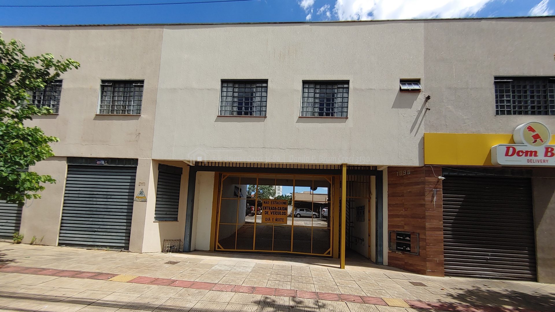 Área central com 2.400 m²